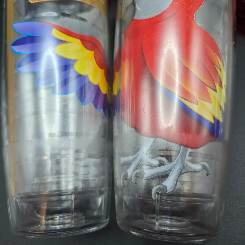 Margaritaville 26oz Insulated Tumbler Set of 2 It's A State of Mind Red Lids USA